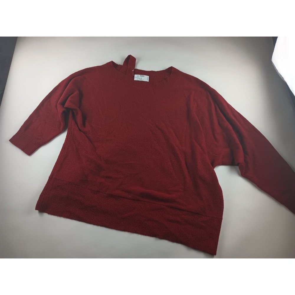 Maurices Cold Shoulder Slouch Sleeve Red Sweater Women's 3X NWT